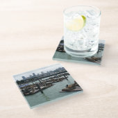 サンフランシスコとピア39シーライオンズシティスカイライン ガラスコースター (アングル)