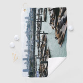 サンフランシスコとピア39シーライオンズシティスカイライン ゴルフタオル (インサイチュ)