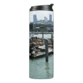 サンフランシスコとピア39シーライオンズシティスカイライン タンブラー (回転左)