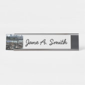 サンフランシスコとピア39シーライオンズシティスカイライン デスクネームプレート (正面)