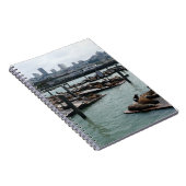 サンフランシスコとピア39シーライオンズシティスカイライン ノートブック (右側)