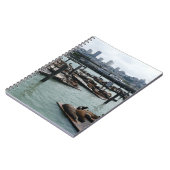 サンフランシスコとピア39シーライオンズシティスカイライン ノートブック (左側)