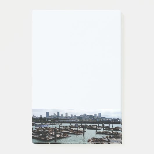 サンフランシスコとピア39シーライオンズシティスカイライン ポストイット (正面)