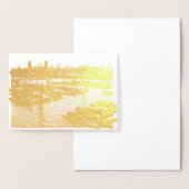 サンフランシスコとピア39シーライオンズシティスカイライン 箔カード (ディスプレー)