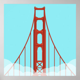 サンフランシスコのイラストラ ポスター