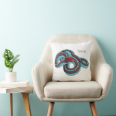 サンフランシスコのガーターのスネークアニメイラストレーション クッション (椅子)