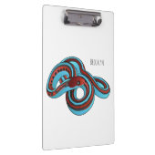 サンフランシスコのガーターのスネークアニメイラストレーション クリップボード (右)