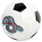 サンフランシスコのガーターのスネークアニメイラストレーション サッカーボール (3/4)