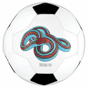 サンフランシスコのガーターのスネークアニメイラストレーション サッカーボール