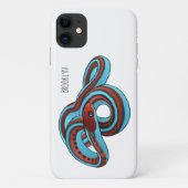 サンフランシスコのガーターのスネークアニメイラストレーション Case-Mate iPhoneケース (裏面)