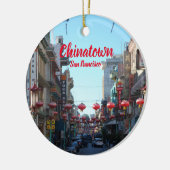 サンフランシスコのクリスマスオーナメント セラミックオーナメント (左)