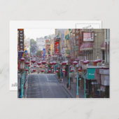 サンフランシスコのグラント通りのチャイナタウン ポストカード (正面/裏面)