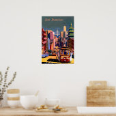 サンフランシスコのケーブルカーのヴィンテージ旅行ポスター ポスター (キッチン)