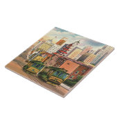 サンフランシスコのケーブルカーセラミックタイル タイル (側面)