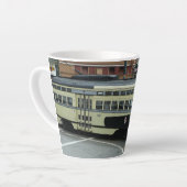サンフランシスコのケーブルカー カフェラテマグ (左アングル)