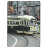 サンフランシスコのケーブルカー クリップボード (裏面)