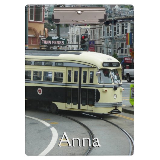 サンフランシスコのケーブルカー クリップボード (正面)