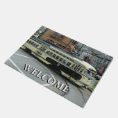 サンフランシスコのケーブルカー ドアマット (アングル)