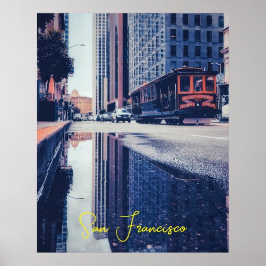 サンフランシスコのケーブルカー ポスター (正面)