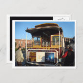 サンフランシスコのケーブルカー ポストカード (正面/裏面)