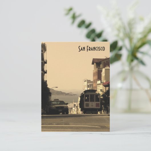 サンフランシスコのケーブルカー ポストカード (スタンド正面)