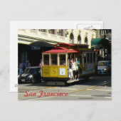サンフランシスコのケーブルカー ポストカード (正面/裏面)