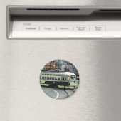 サンフランシスコのケーブルカー マグネット (インサイチュ (食洗機))