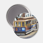 サンフランシスコのケーブルカー マグネット (正面/裏面)