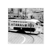 サンフランシスコのケーブルカー ラバースタンプ (インプリント)