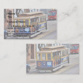 サンフランシスコのケーブルカー 名刺 (正面/裏面)