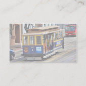 サンフランシスコのケーブルカー 名刺 (裏面)