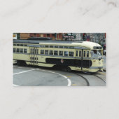 サンフランシスコのケーブルカー 名刺 (裏面)