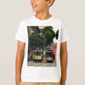 サンフランシスコのケーブルカー#2 Tシャツ (正面)