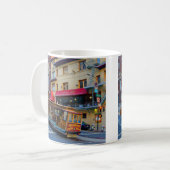 サンフランシスコのケーブルカー#5マグ コーヒーマグカップ (正面左)