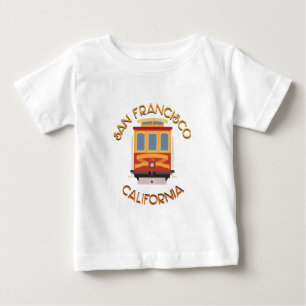 サンフランシスコのケーブル・カー ベビーTシャツ
