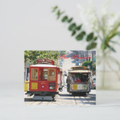 サンフランシスコのケーブル・カー ポストカード (スタンド正面)