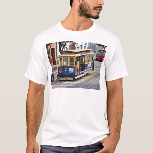 サンフランシスコのケーブル・カー Tシャツ (正面)