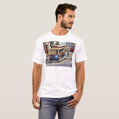 サンフランシスコのケーブル・カー Tシャツ (正面フル)