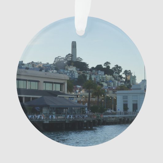 サンフランシスコのコイットタワー#3オーナメント オーナメント (正面)