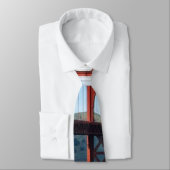 サンフランシスコのゴールデンゲートブリッジそして城砦ポイント ネクタイ (タイ)