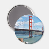 サンフランシスコのゴールデンゲートブリッジとフォートポイント マグネット (正面/裏面)