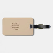 サンフランシスコのゴールデンゲートブリッジのキリン ラゲッジタグ (裏面横)