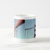 サンフランシスコのゴールデンゲートブリッジ写真 コーヒーマグカップ (中央)