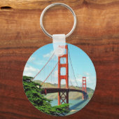 サンフランシスコのゴールデンゲートブリッジ キーホルダー (正面)