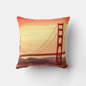 サンフランシスコのゴールデンゲートブリッジ クッション (裏面)