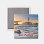 サンフランシスコのゴールデンゲートブリッジ マグネット (正面/裏面)
