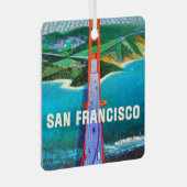 サンフランシスコのゴールデンゲートブリッジ メタルオーナメント (正面右)