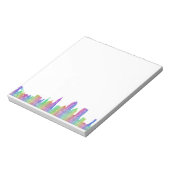 サンフランシスコのシティスカイライン ノートパッド (回転)