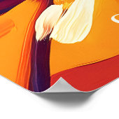 サンフランシスコのスカイラインとファビストのゴールデンゲート ポスター (角)