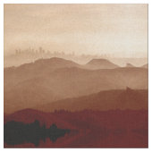 サンフランシスコのスカイラインの抽象芸術の生地 ファブリック (クローズアップ)